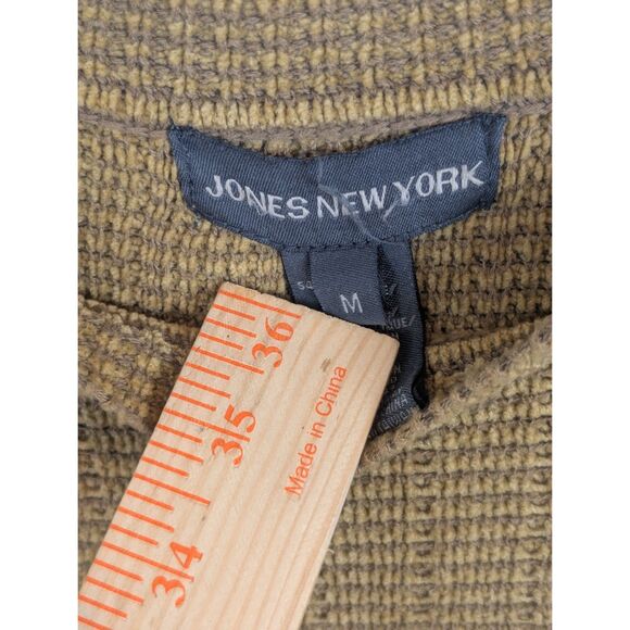 Jones New York Knit Sweater Brown/Gold Men's Size Medium - Picture 9 of 14